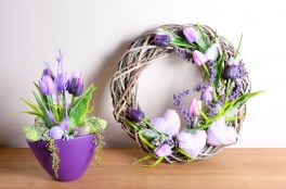 3 interesantas un pavasarīgas Lieldienu dekorācijas